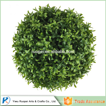 Factory directly garss ball hanging on wall topiary ball for home decoration artificial boxwood ball